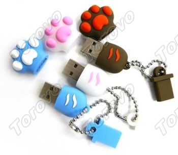 可愛淘氣貓爪U盤