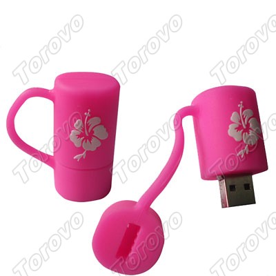 粉紅性感水壺U盤/印花水壺U盤