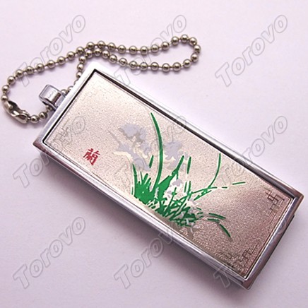 定制個(gè)性U盤(pán)-印有高潔典雅蘭花圖案