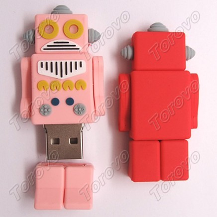 靈活手機器人U盤，新奇禮品U盤
