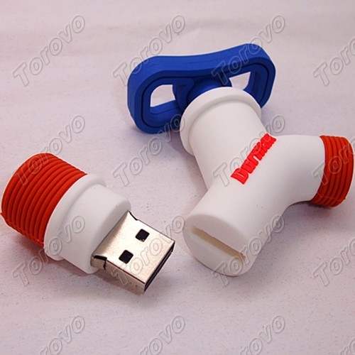 開模水龍頭U盤細水長流財源滾