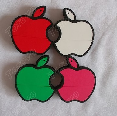 繽紛亮麗的時(shí)尚蘋(píng)果U盤(pán)禮品熱銷(xiāo)