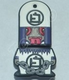 創(chuàng)意鎖魂黑無常白無常硅膠U盤銷售