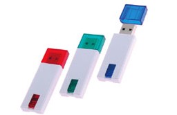 彩色迷你版透明U盤系列 塑膠U盤