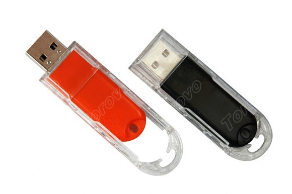 塑料殼抽拉式透明U盤系列熱門推薦